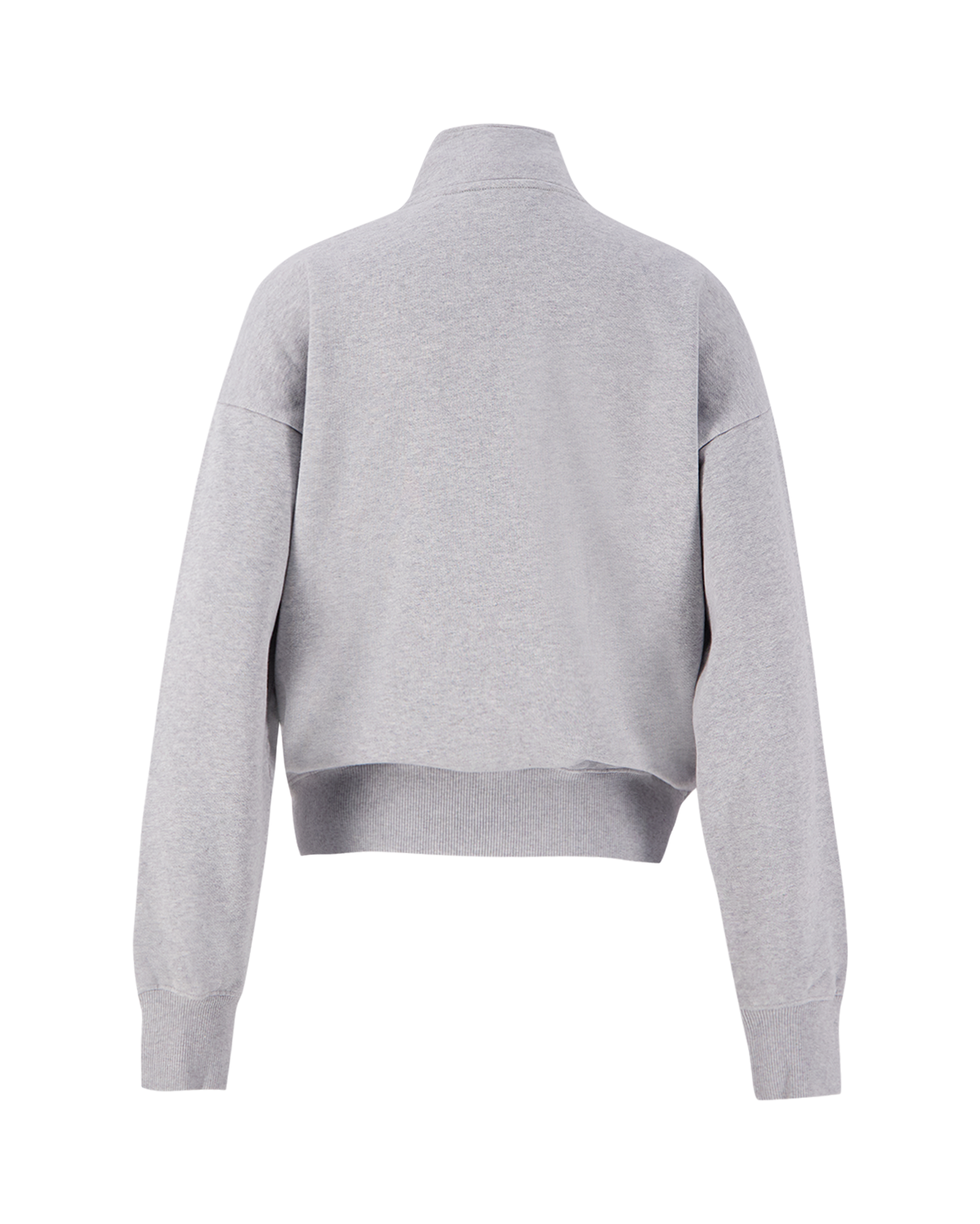 OLAF Retro Zip Mock Neck GRIJS 2