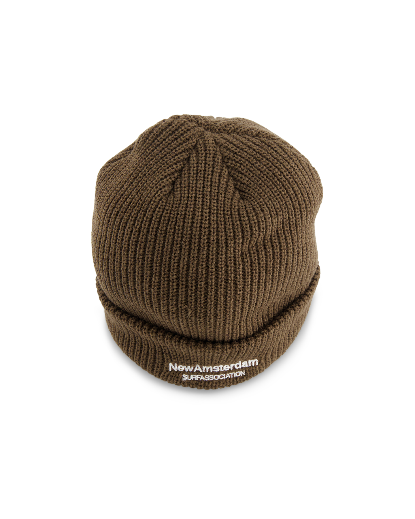 New Amsterdam Surf Association Logo Beanie Cameo Brown BRUIN 1