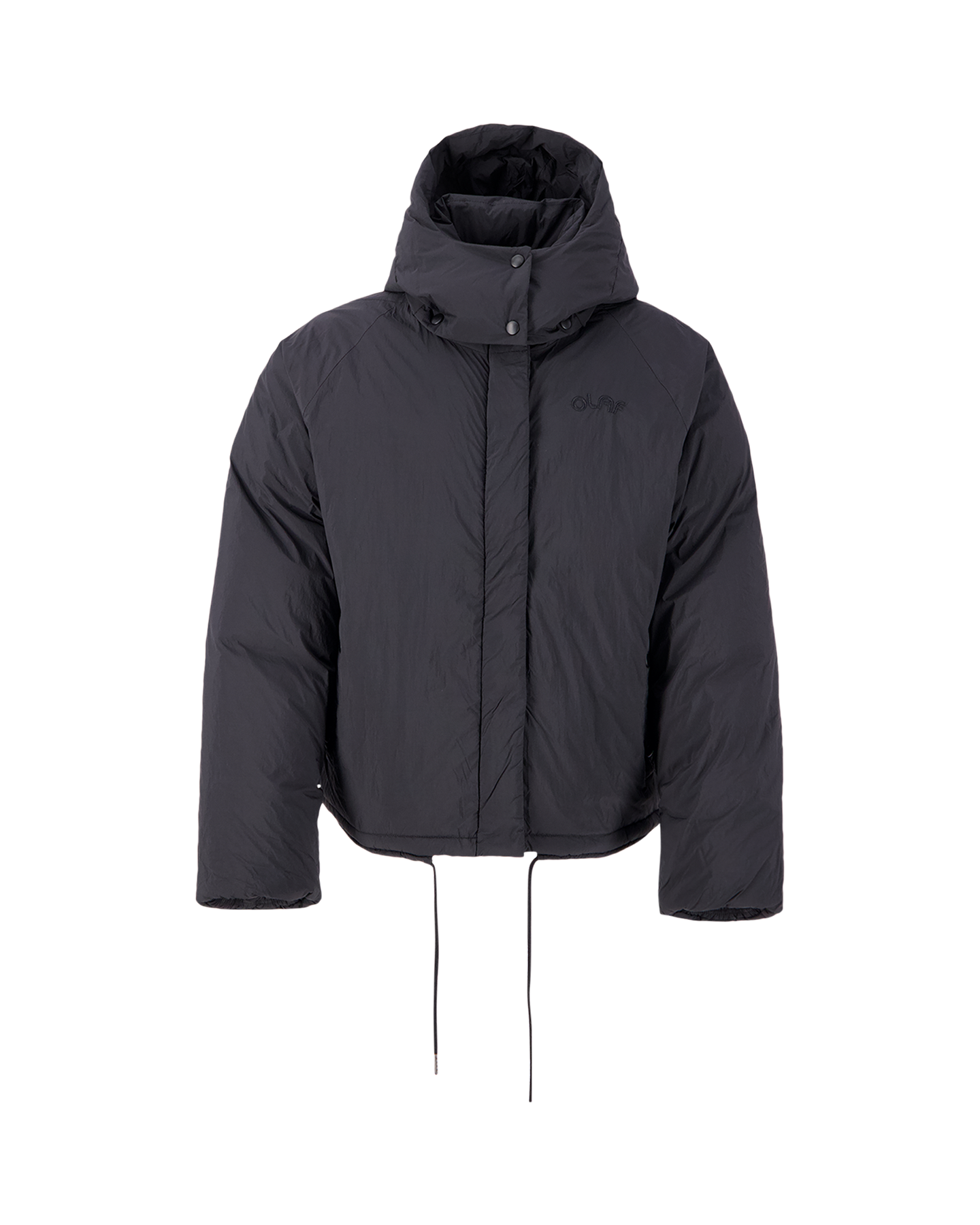 OLAF Hooded Puffer Jacket ZWART 1