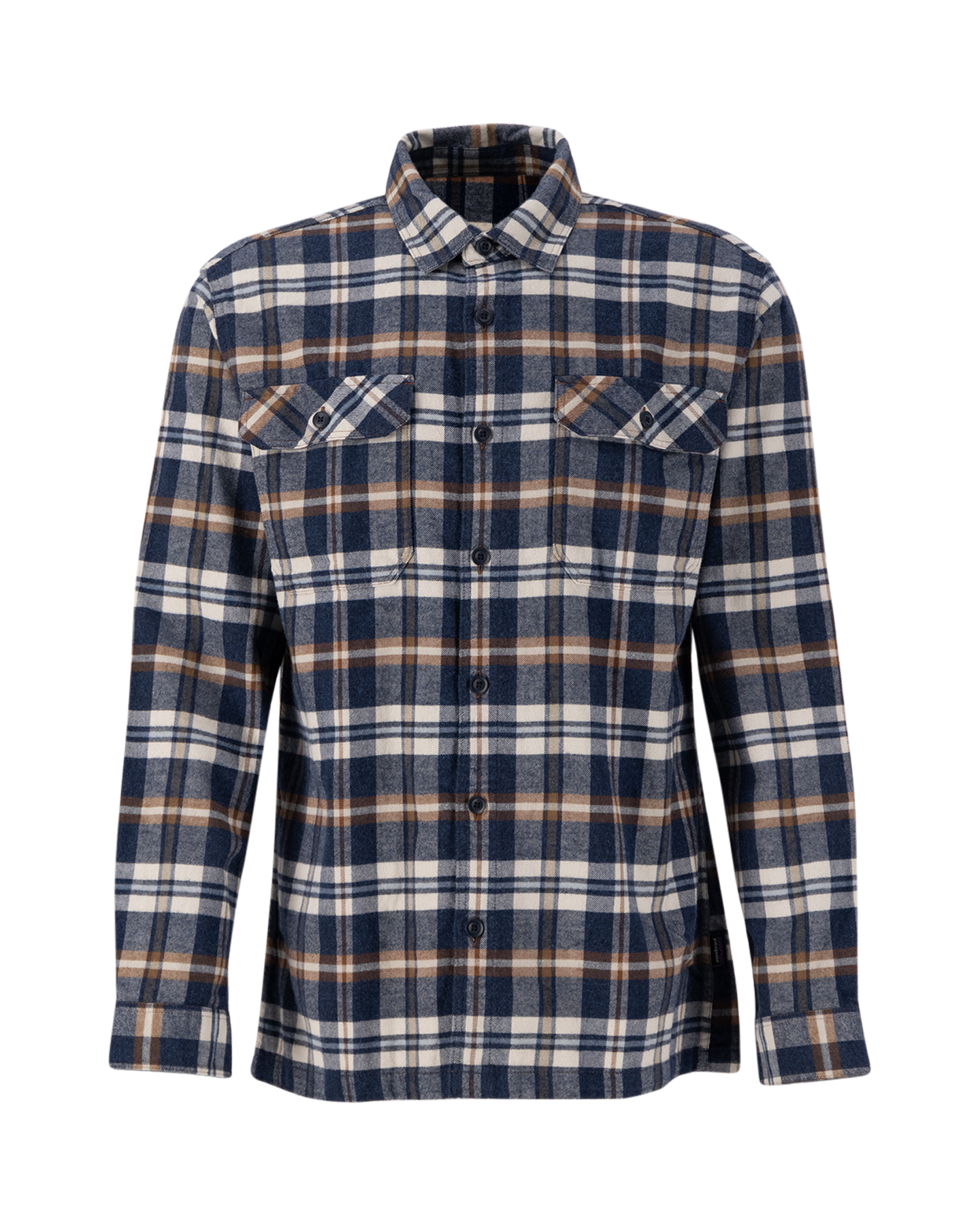 Patagonia M'S L/S Organic Cotton Mw Fjord Flannel Shirt NAVY 1