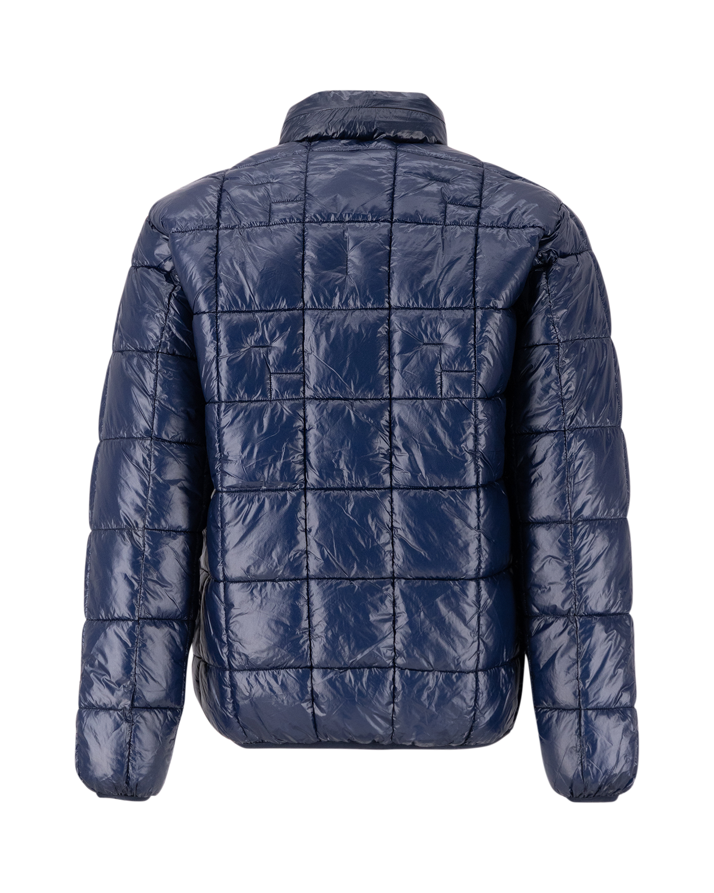 POP Trading Company Quilted Reversible Puffer Jacket NAVY 3