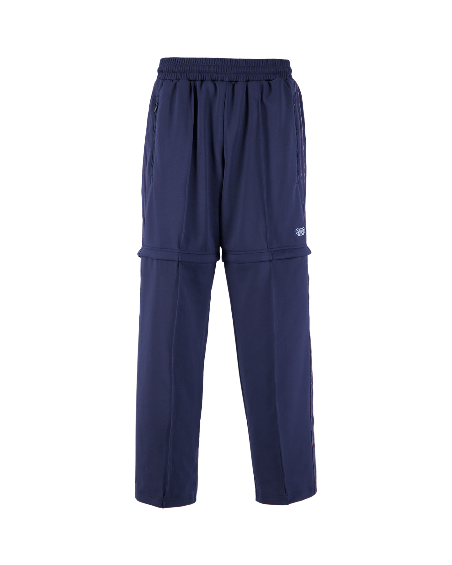 POP Trading Company Pub Zip Off Track Pants BLAUW 1