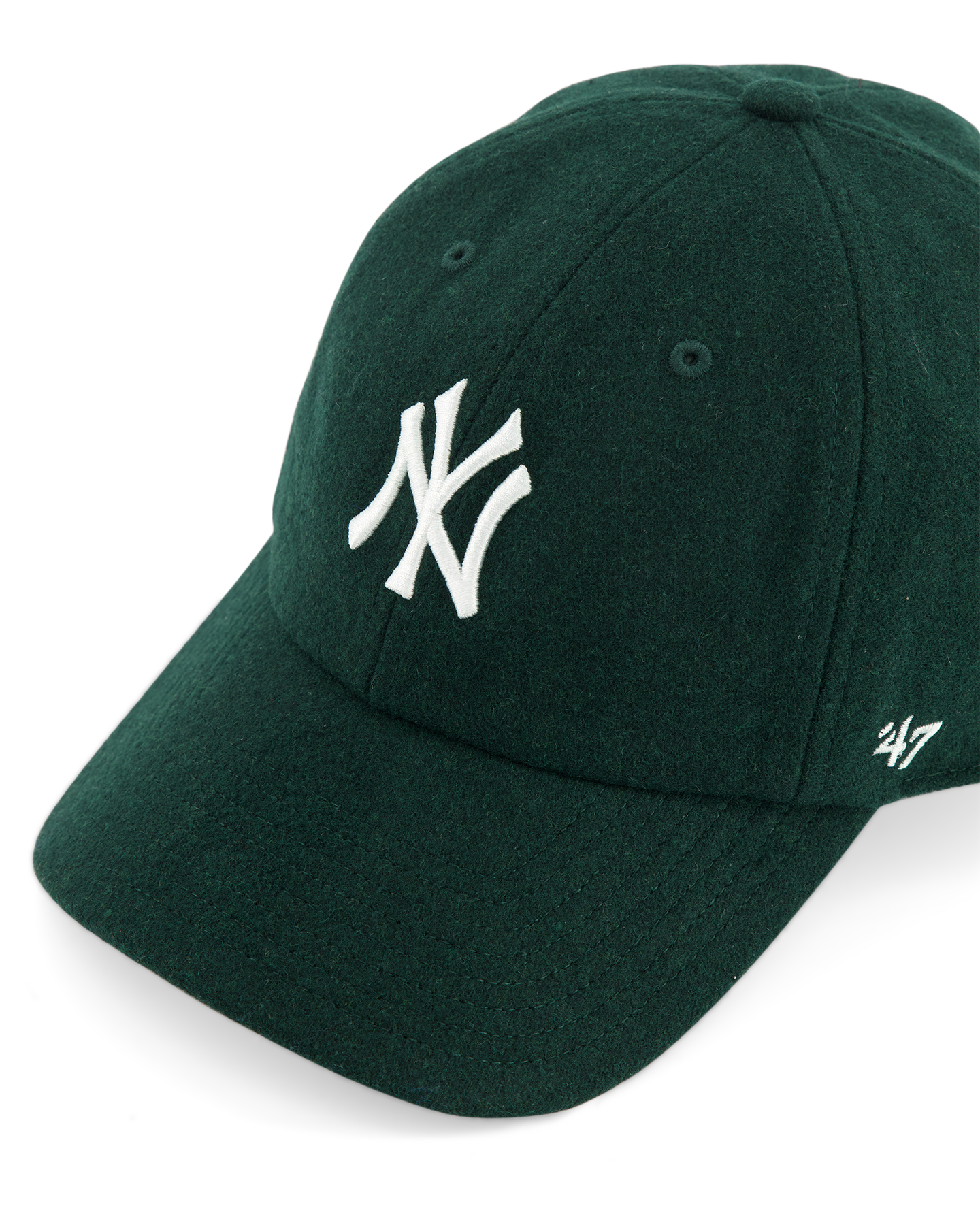 Sporty & Rich Yankees Serif Wool Hat GROEN 3