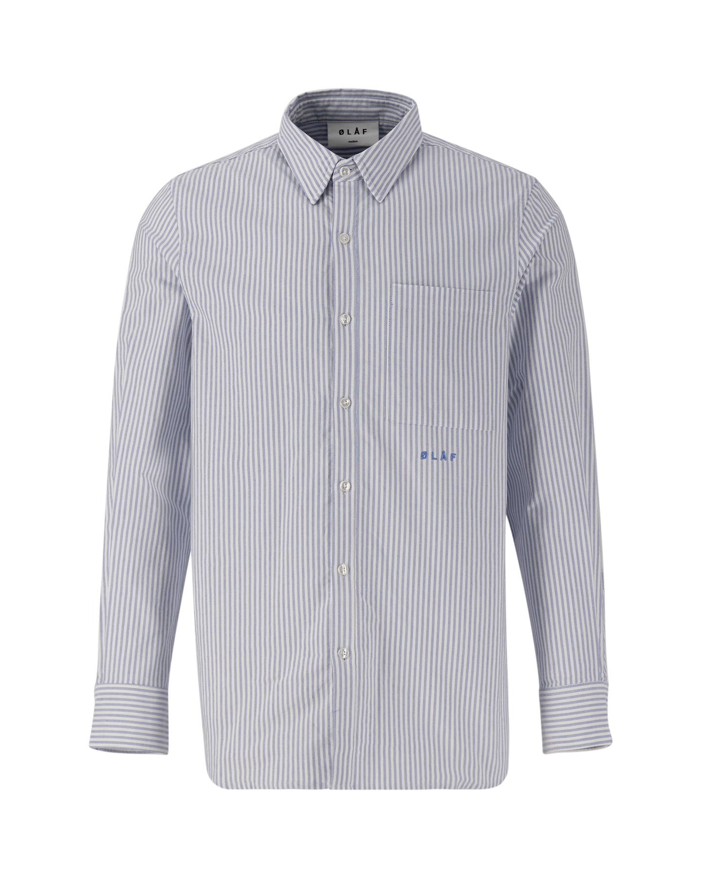 Olaf Hussein Olaf Oxford Stripe Shirt LICHTBLAUW 1