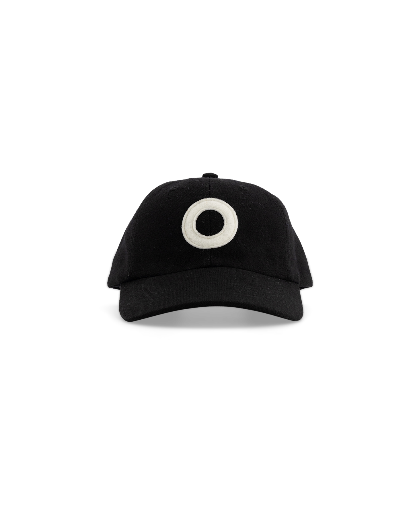 POP Trading Company O 6 Panel Hat BLACK 2