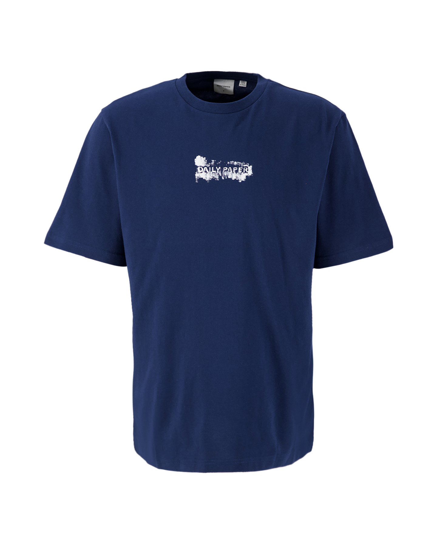 Daily Paper Scratch Logo Ss T-Shirt DONKERBLAUW 1